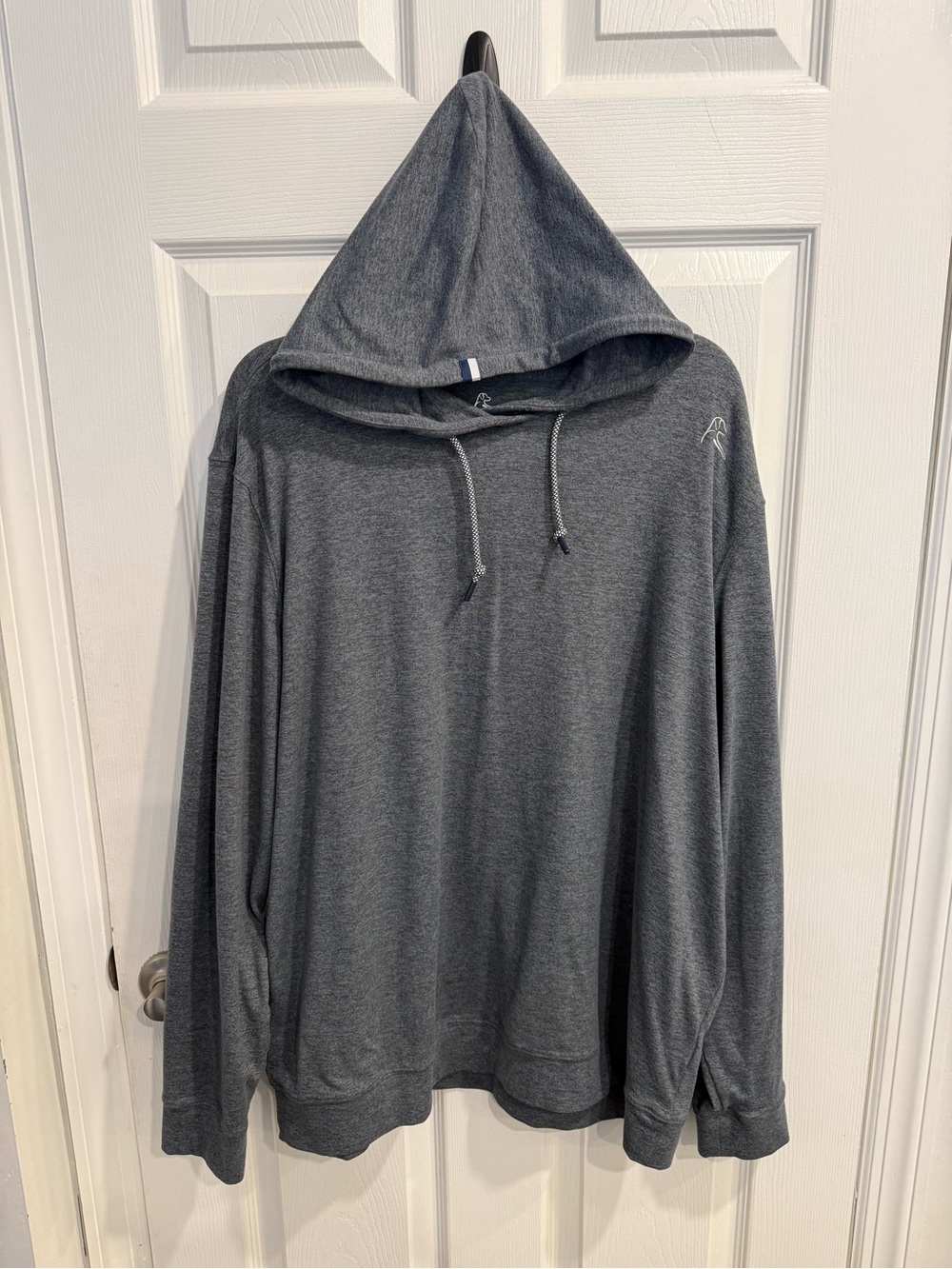 Rhoback Men's Gray Hooded Pullover Shirt
